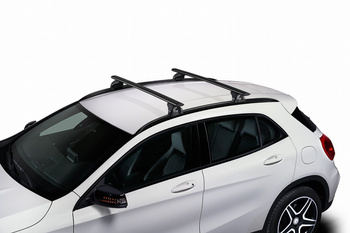 Bagażnik dachowy Kia Niro II ( 22- ) Z metalowymi relingami zintegr. CRUZ Airo Fix Dark 108