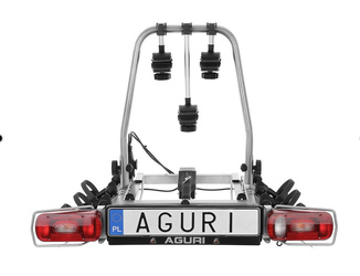 Platforma rowerowa na hak 4 rowery Aguri CRUISER SILVER 3 +1