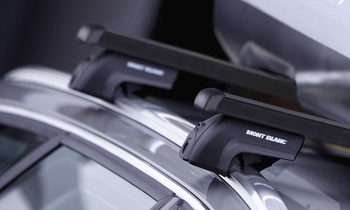 Bagażnik bazowy BMW Serii 3 E91 10-12 Touring z relingami zintegrowanymi MONT BLANC RF35