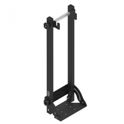 Uchwyt do transportu koła roweru CRUZ roof wheel carrier