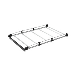 Aluminiowa platforma dachowa VW Crafter II / MAN TGE L3H2 ( 17- ) Z listwami typu T CRUZ EVO RACK ALU A37-158